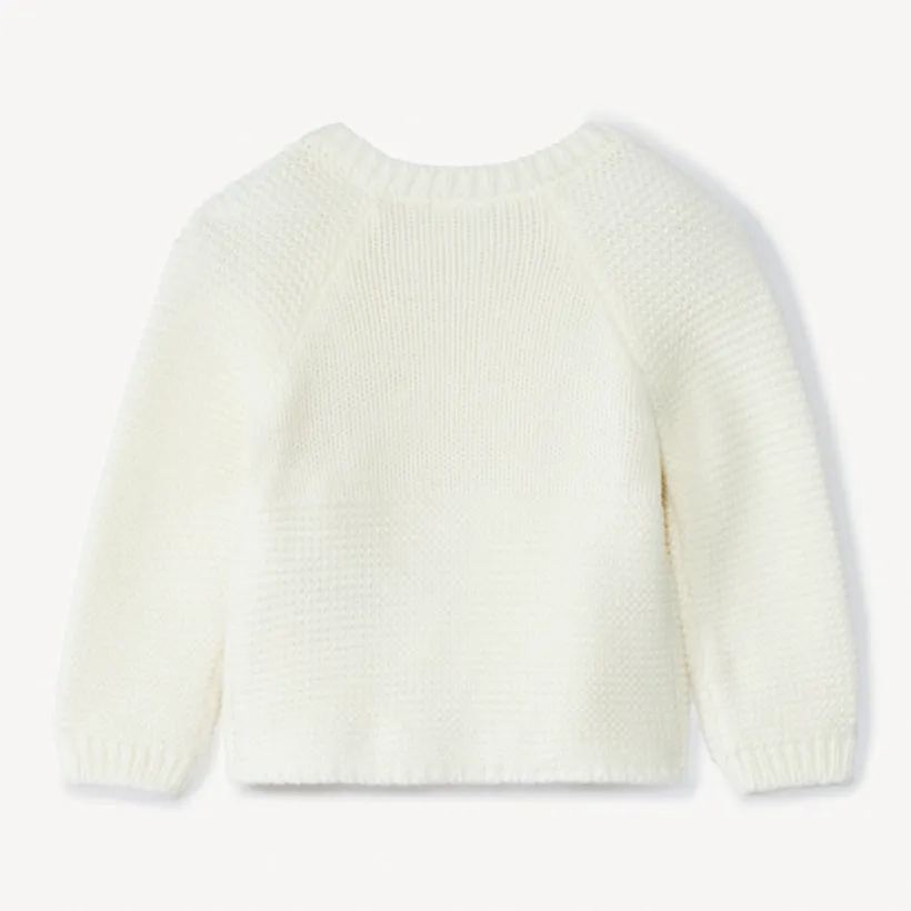 Gilet en tricot effet cache-cœur pour bébé prématuré