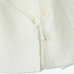 Gilet en tricot effet cache-cœur pour bébé prématuré