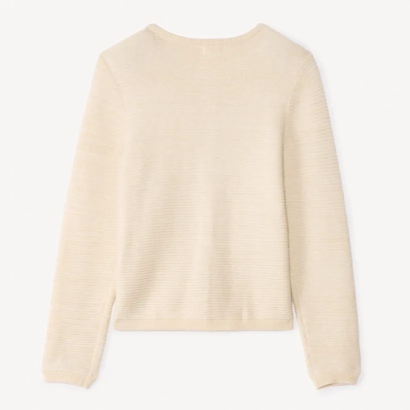 Gilet en tricot fantaisie avec lurex pour fille