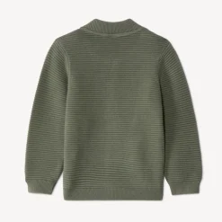 Gilet en tricot fantaisie et poches pour bébé garçon