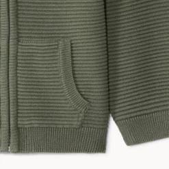Gilet en tricot fantaisie et poches pour bébé garçon