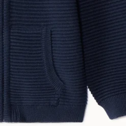 Gilet en tricot fantaisie et poches pour bébé garçon