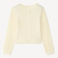 Gilet en tricot fantaisie pour fille