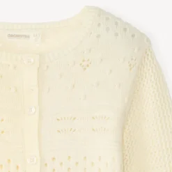 Gilet en tricot fantaisie pour fille
