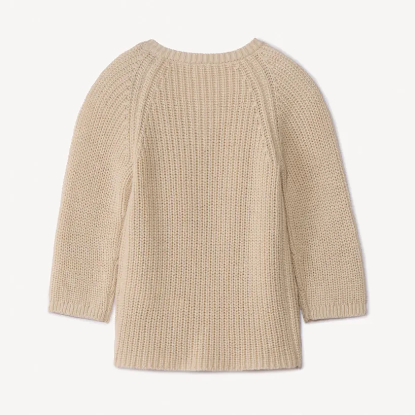 Gilet en tricot perlé uni pour bébé