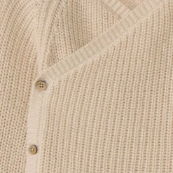 Gilet en tricot perlé uni pour bébé