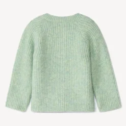 Gilet en tricot uni boutonné pour bébé