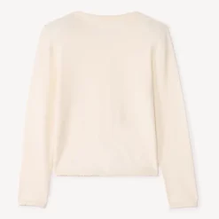 Gilet en tricot uni pour fille