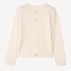 Gilet en tricot uni pour fille