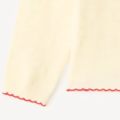 Gilet et t-shirt bébé fille en tricot fantaisie