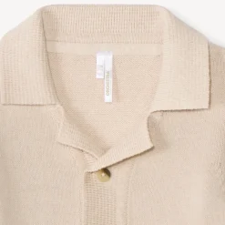 Gilet manches longues en tricot col tailleur pour bébé garçon