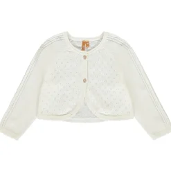Gilet à manches longues en tricot fantaisie pour bébé fille