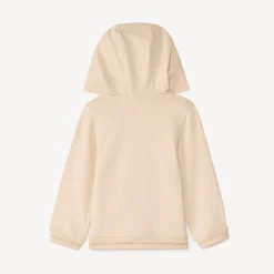 Gilet molleton à capuche ludique pour bébé fille