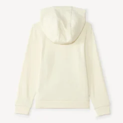 Gilet molleton uni à capuche pour fille