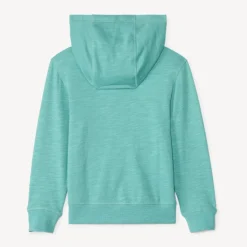 Gilet molleton uni à capuche pour garçon