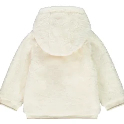 Gilet polaire uni en sherpa pour bébé fille