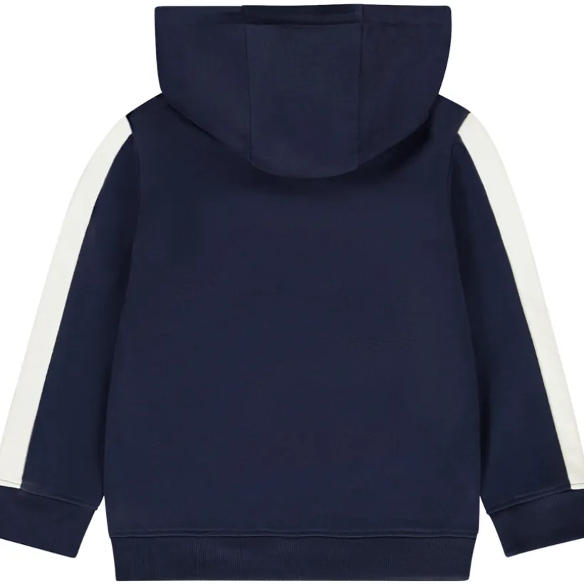 Gilet à print fantaisie en molleton et capuche pour garçon