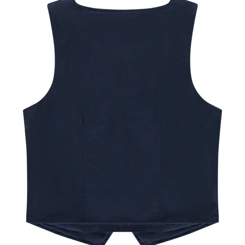Gilet sans manches façon serveur uni pour garçon