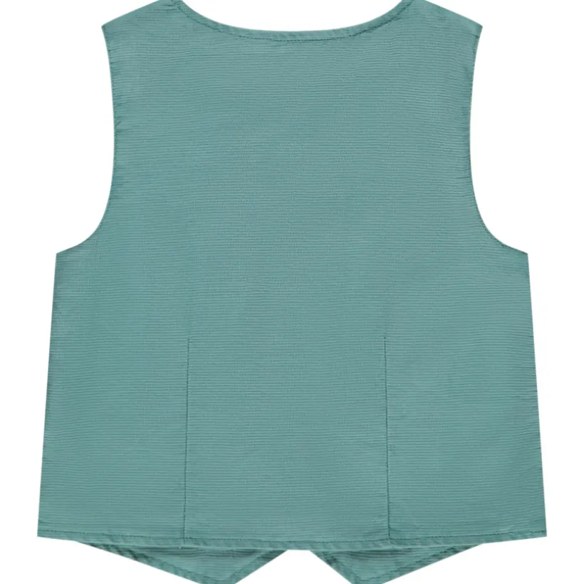 Gilet serveur de cérémonie en coton armuré pour bébé garçon