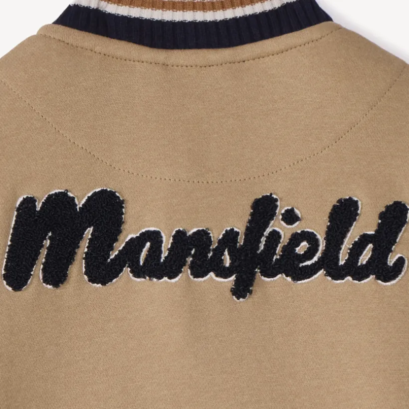 Gilet teddy en molleton motifs football US pour garçon