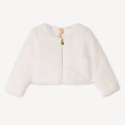 Gilet zippé en fausse fourrure pour bébé fille