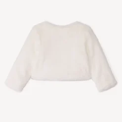 Gilet zippé en fausse fourrure pour bébé fille