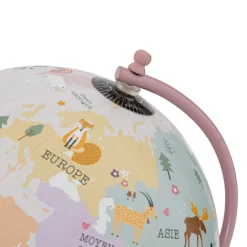 Globe terrestre Rose