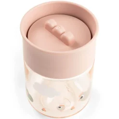Gobelet d'apprentissage bord 360° Tiny Farm Rose