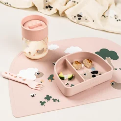 Gobelet d'apprentissage bord 360° Tiny Farm Rose