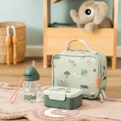 Gourde avec paille 280ml Tiny Trails Vert