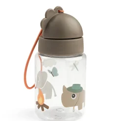 Gourde avec paille 280ml Tiny Trails Sable