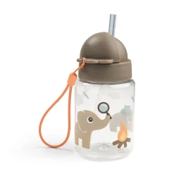 Gourde avec paille 280ml Tiny Trails Sable