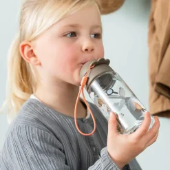 Gourde avec paille 350ml Trails Sable