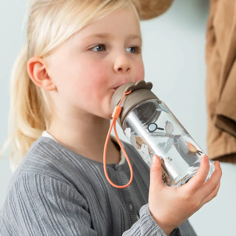 Gourde avec paille 350ml Trails Sable