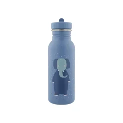 Gourde en acier inoxydable 500 ml - Mrs Elephant - Bleu