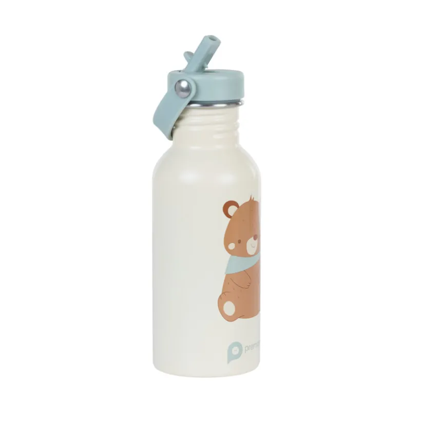 Gourde en Inox avec paille Roi des Forêts - 500 ml