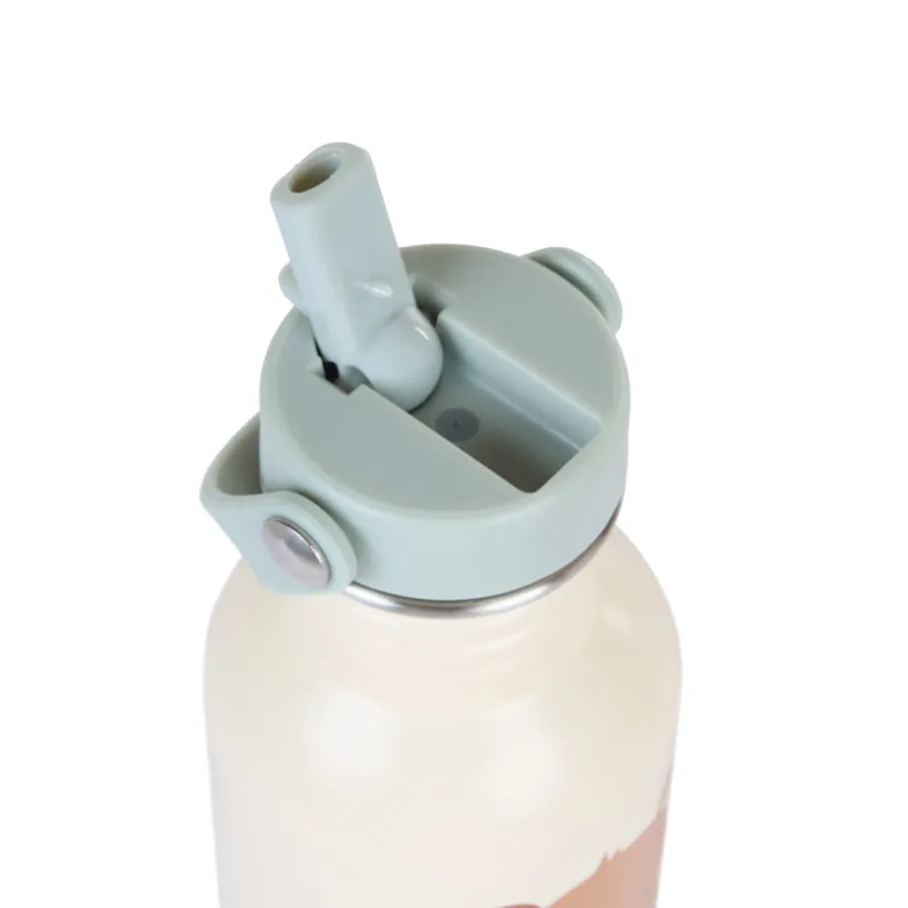 Gourde en Inox avec paille Roi des Forêts - 500 ml