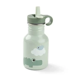 Gourde en métal Playgound Vert - 350 ml