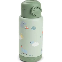 Gourde isotherme avec paille 340ml Playground Vert