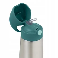 Gourde isotherme avec paille 350ml Emerald Forest