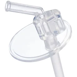 Gourde Isotherme 350ml avec paille silicone Rose 12m+
