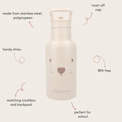Gourde isotherme 350ml Ours Sable