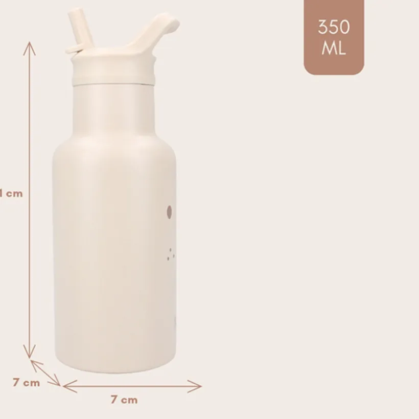 Gourde isotherme 350ml Ours Sable