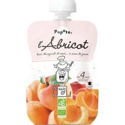 Gourde à l'abricot bio - 120g