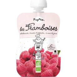 Gourde à la framboise bio - 120g