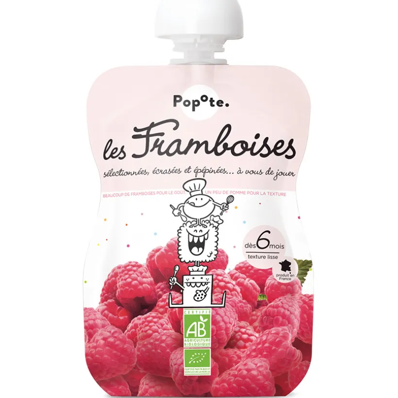 Gourde à la framboise bio - 120g
