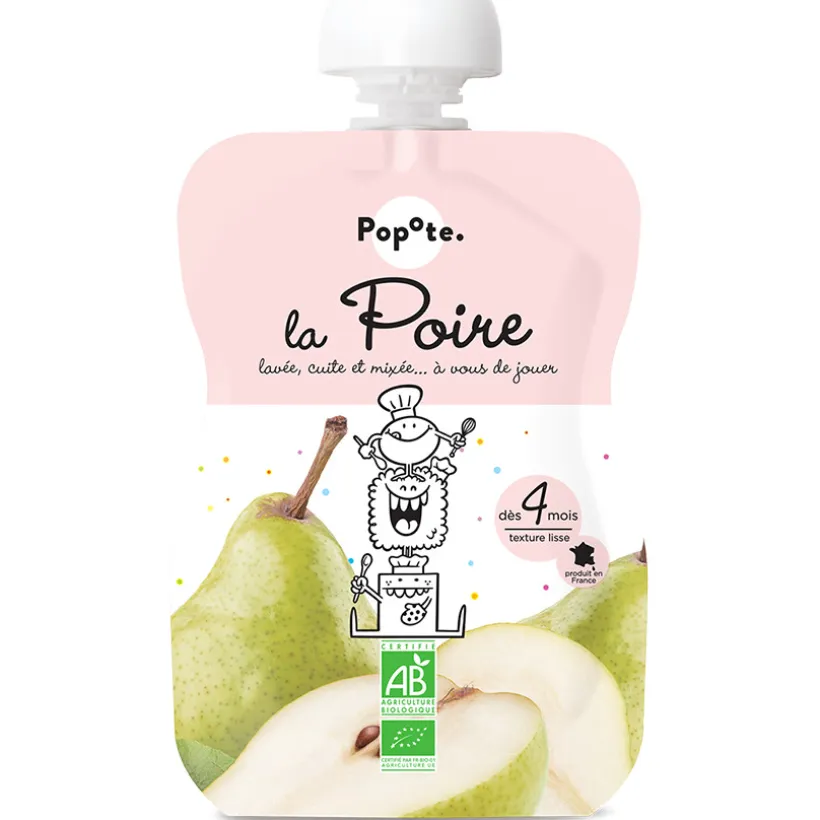 Gourde à la poire bio - 120g