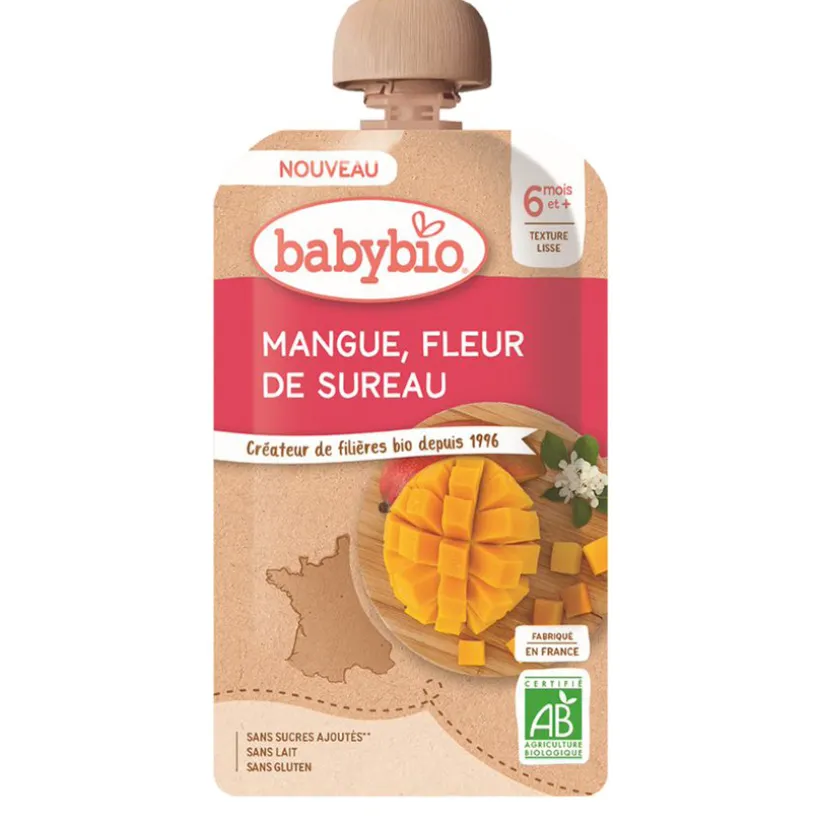 Gourde sucrée Mangue et Fleur de Sureau 120g