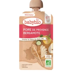 Gourde sucrée Poire de Provence et Bergamote 120g