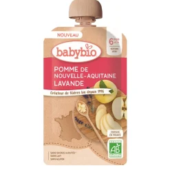 Gourde sucrée Pomme et Lavande 120g